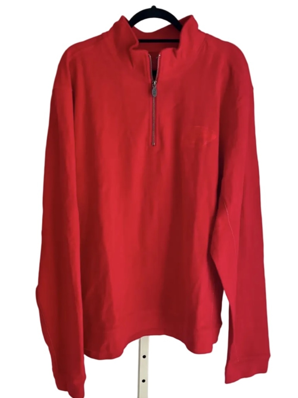 Princess Cruises Red 1/4 Zip Pullover Sweater, Size XL